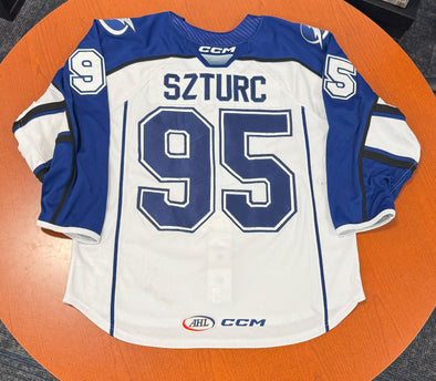 #95 Gabriel Szturc White Jersey - 2024-25 - Set #2