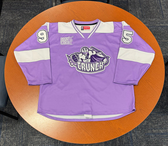 #95 Gabriel Szturc Hockey Fights Cancer Jersey - November 30, 2024