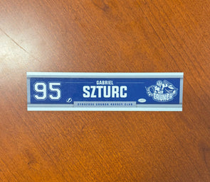 #95 Gabriel Szturc Away Nameplate 2024-25 Season