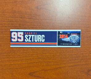 #95 Gabriel Szturc Toyota Frozen Dome Anniversary Nameplate- November 22, 2024