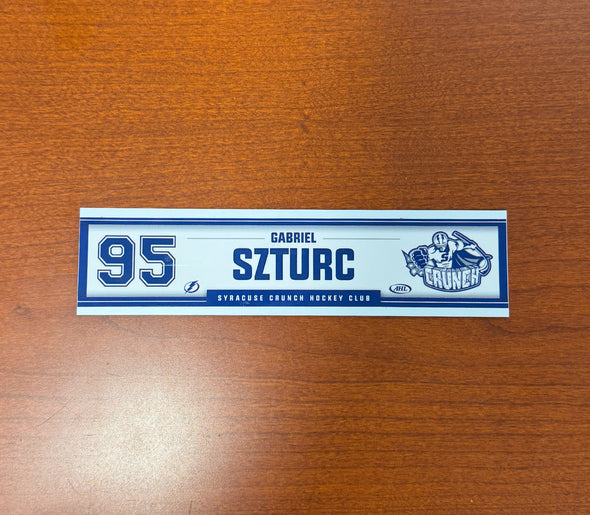 #95 Gabriel Szturc Home Nameplate 2024-25 Season