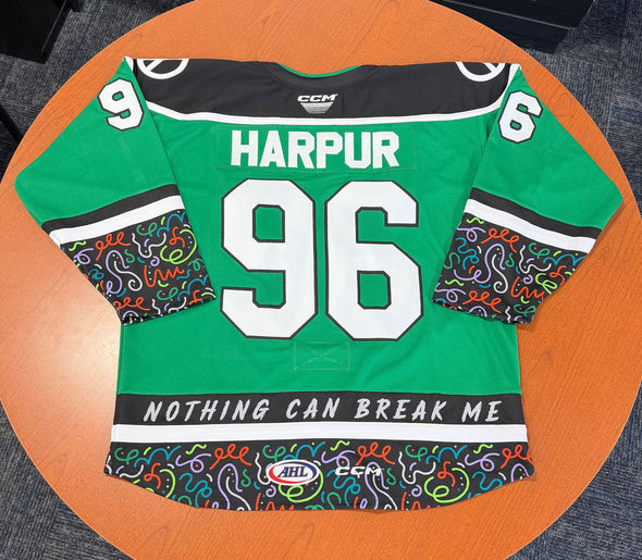 96 Chris Harpur Mental Wellness Jersey 2025-26 – Syracuse Crunch