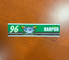 #96 Chris Harpur Mental Wellness Night Nameplate - March 1, 2025