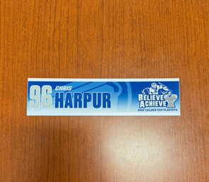 #96 Chris Harpur Calder Cup Playoffs Nameplate - 2025