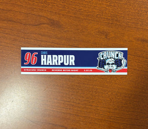 #96 Chris Harpur Reverse Retro Nameplate - March 22, 2025