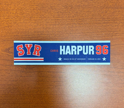 #96 Chris Harpur 45th Anniversary Miracle on Ice Nameplate - February 22, 2025