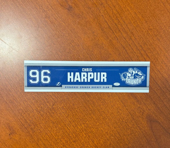#96 Chris Harpur Away Nameplate 2024-25 Season