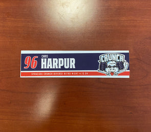 #96 Chris Harpur Reverse Retro Nameplate - 2023-24 Season