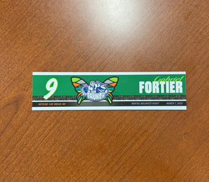 #9 Gabe Fortier Mental Wellness Night Nameplate - March 1, 2025