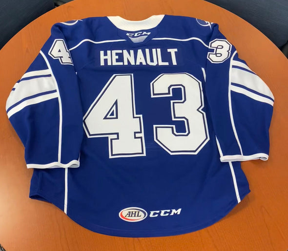 #43 Louka Henault Blue Jersey - 2023-24