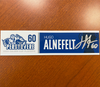 Autographed #60 Hugo Alnefelt Calder Cup Playoffs Nameplate - 2023