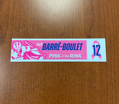 #12 Alex Barre-Boulet - 2023-24 Pink in the Rink