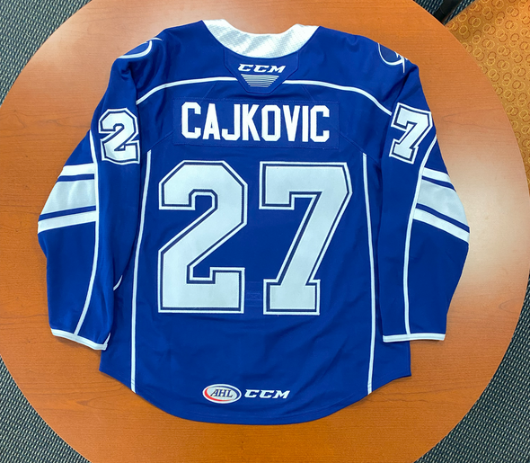 #27 Max Cajkovic Blue Jersey - 2022-23