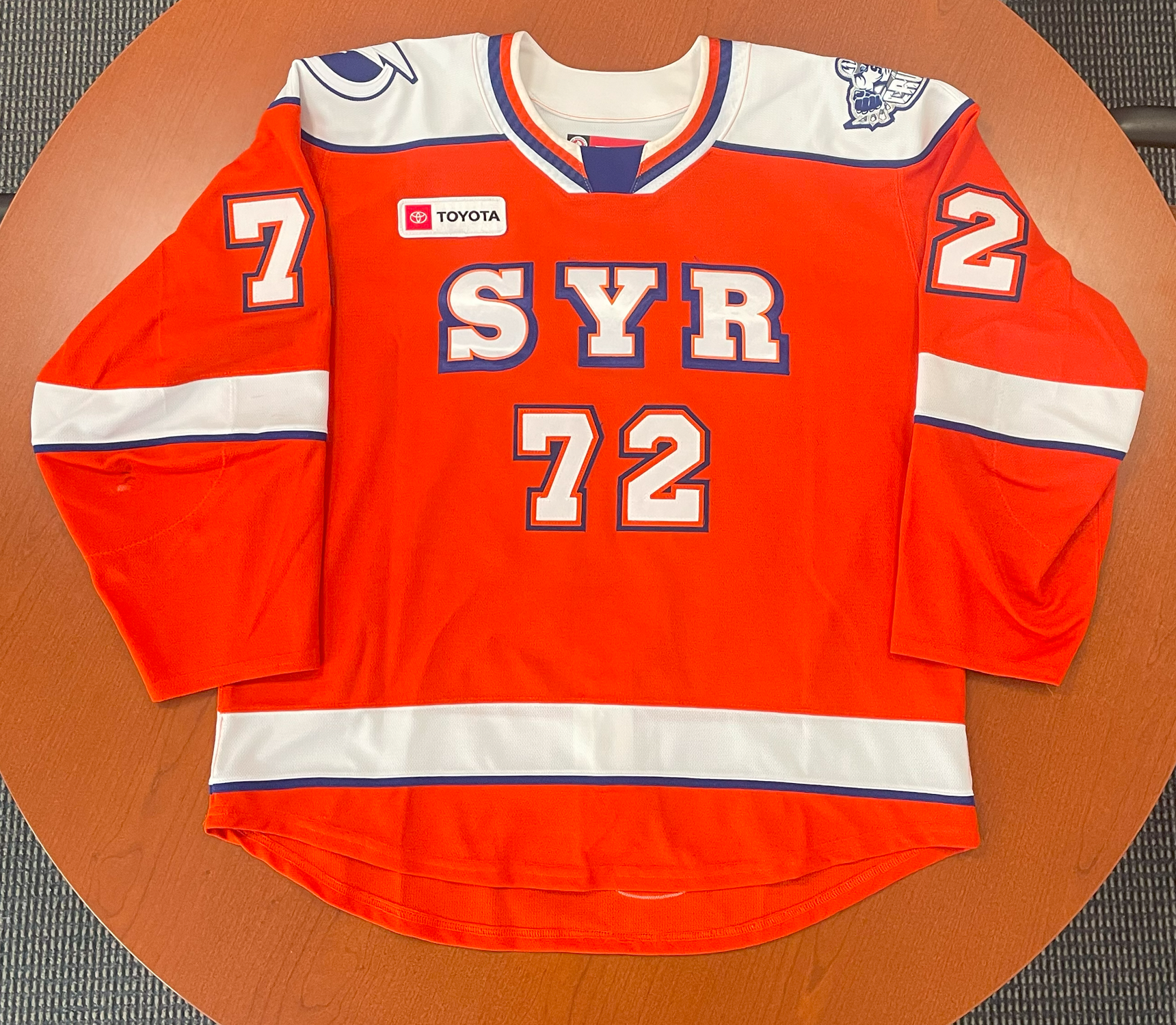 72 Declan Carlile Orange Jersey - 2021-22 – Syracuse Crunch Official Team  Store