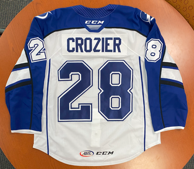 #28 Max Crozier White Jersey - 2022-23