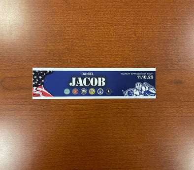 Daniel Jacob Military Appreciation Nameplate - November 10, 2023