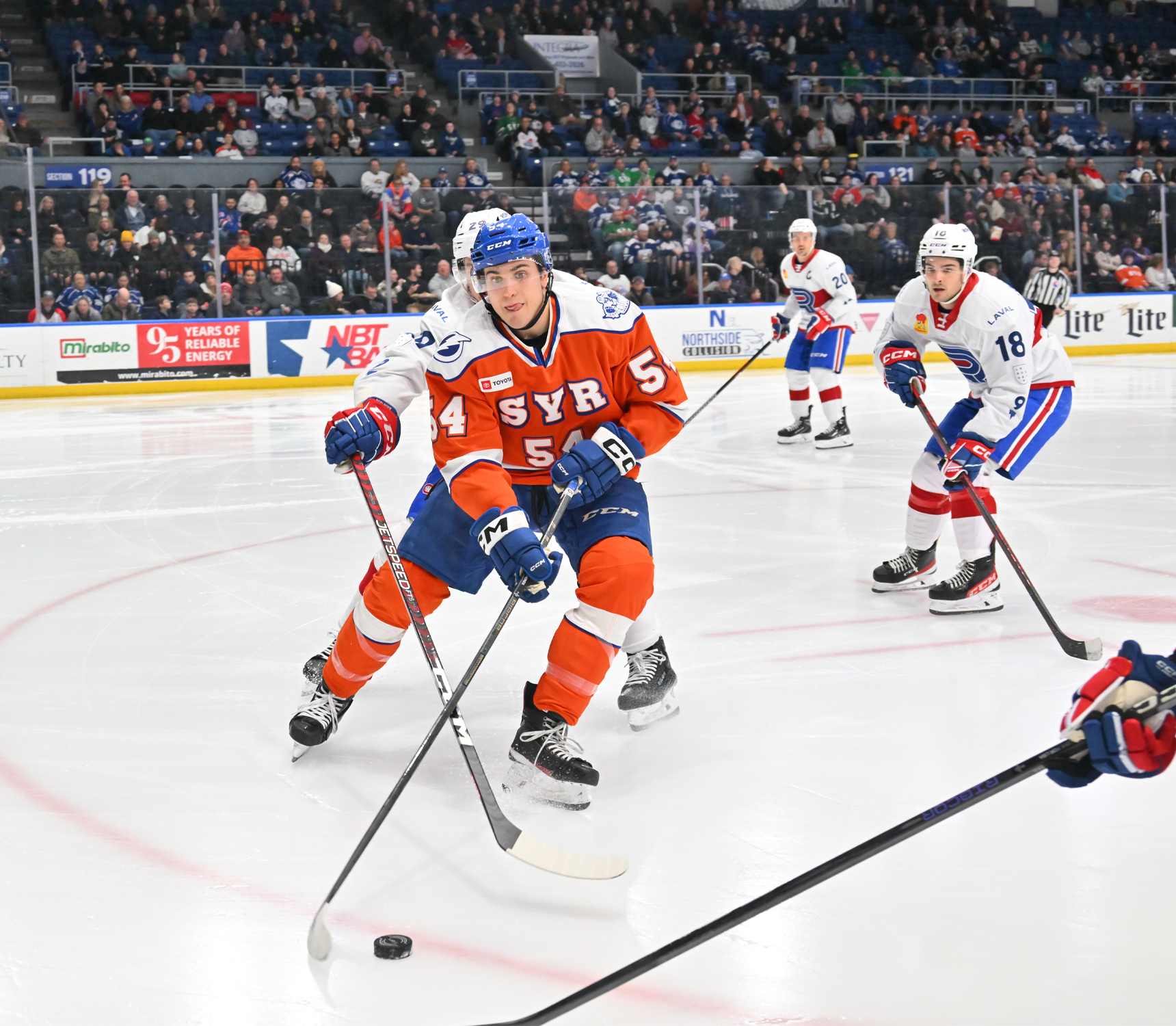 54 Lucas Edmonds Orange Jersey - 2022-23 – Syracuse Crunch Official Team  Store