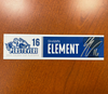 Autographed #16 Shawn Element Calder Cup Playoffs Nameplate - 2023