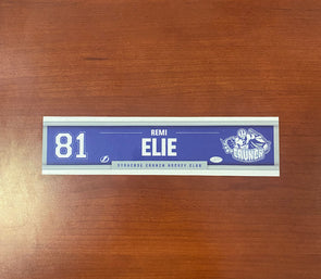 #81 Remi Elie Away Nameplate