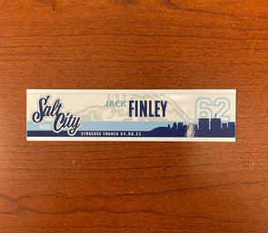 #62 Jack Finley Salt City Night Nameplate - April 8, 2023