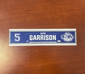 #5 Jason Garrison Away Nameplate