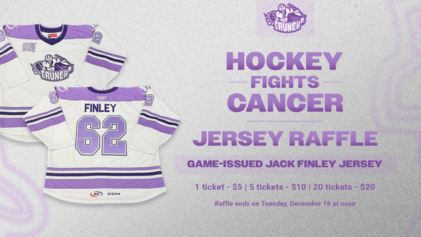 #62 Jack Finley Hockey Fights Cancer Jersey Raffle