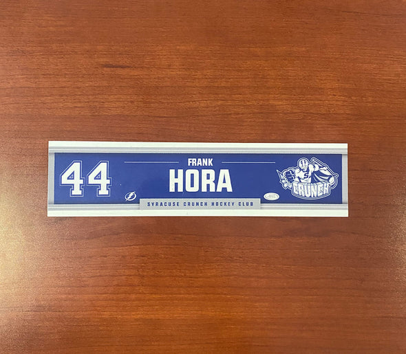 #44 Frank Hora Away Nameplate