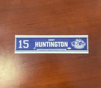 #15 Jimmy Huntington Away Nameplate