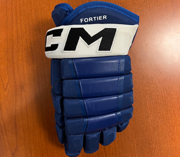 #9 Gabriel Fortier Game-Worn Gloves - 2022-23