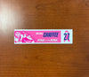 #27 Mitchell Chaffee Nameplate - 2023-24 Pink in the Rink