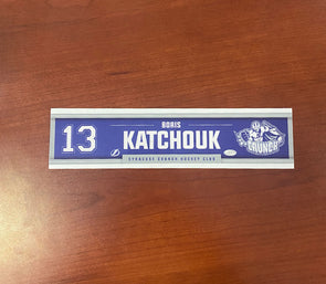 #13 Boris Katchouk Away Nameplate