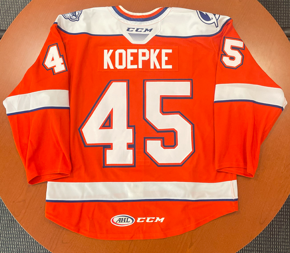 #45 Cole Koepke Orange Jersey - 2022-23