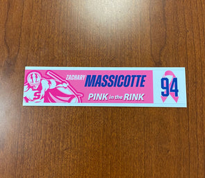 #94 Zachary Massicotte - 2023-24 Pink in the Rink