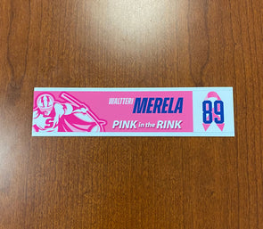 #89 Waltteri Merela - 2023-24 Pink in the Rink