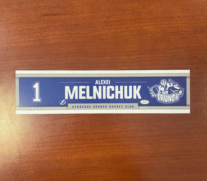 #1 Alexei Melnichuk Away Nameplate
