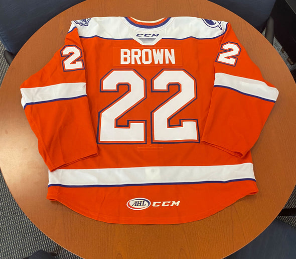 #22 Logan Brown Orange Jersey - 2023-24