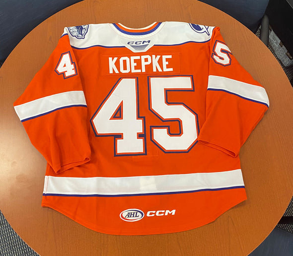 #45 Cole Koepke Orange Jersey - 2023-24