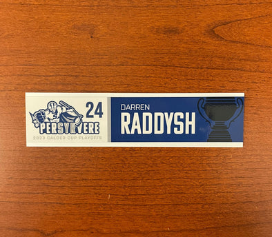 #24 Darren Raddysh Calder Cup Playoffs Nameplate - 2023