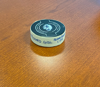 Goal Puck - #90 Anthony Richard - May 6, 2022 vs. Laval