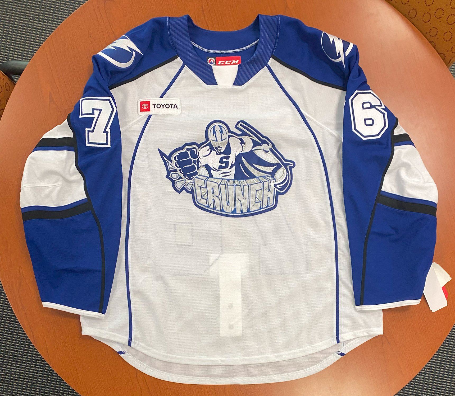 46 Gemel Smith White Jersey - 2022-23 – Syracuse Crunch Official