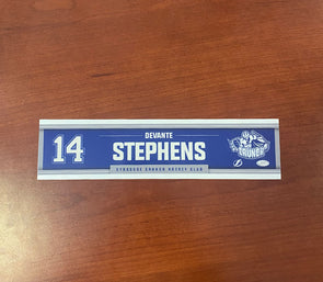 #14 Devante Stephens Away Nameplate