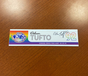 #92 Odeen Tufto Signed Pride Nameplate - April 23, 2022