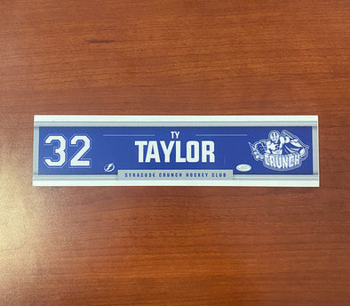 #32 Ty Taylor Away Nameplate