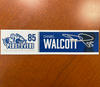 Autographed #85 Daniel Walcott Calder Cup Playoffs Nameplate - 2023