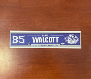 #85 Daniel Walcott Away Nameplate