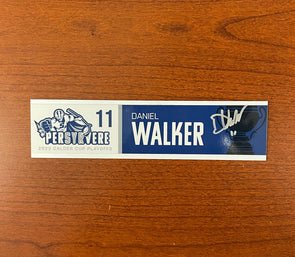 Autographed #11 Daniel Walker Calder Cup Playoffs Nameplate - 2023