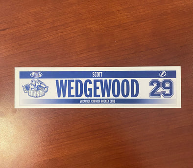 #29 Scott Wedgewood Home Nameplate