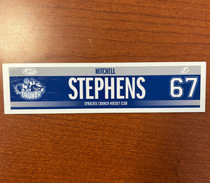 #67 Mitchell Stephens Away Nameplate