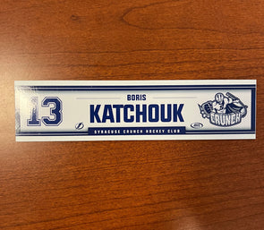 #13 Boris Katchouk Home Locker Room Nameplate