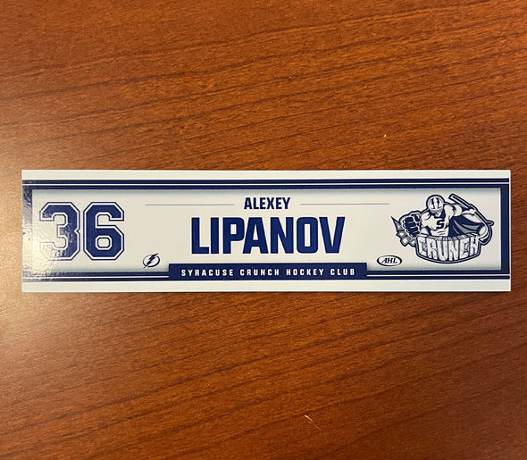 #36 Alexey Lipanov Home Locker Room Nameplate
